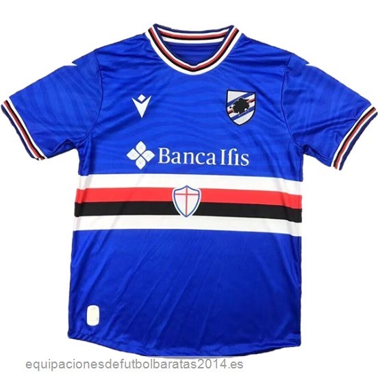 Nuevo Tailandia 1ª Camiseta Sampdoria 23/24 Azul Baratas